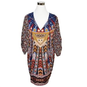 NLW Art Deco Geometric Dress Size Large